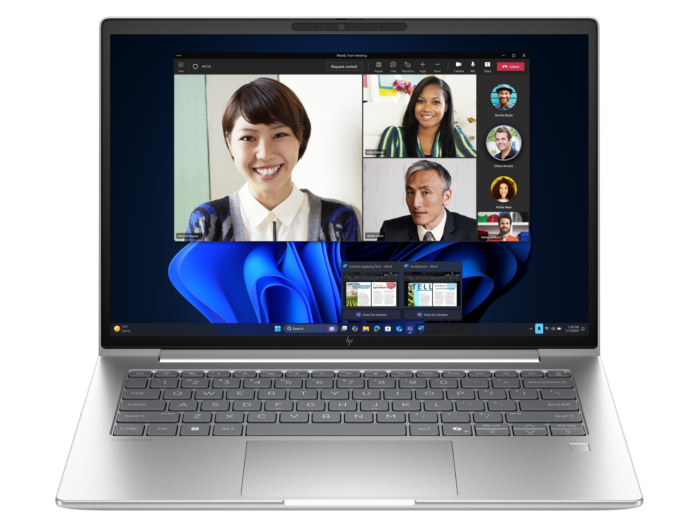 HP EliteBook 6 G1a 14 inch Laptop AI PC, Silver - 14-inch - Pike silver aluminum (C3GB8PT)