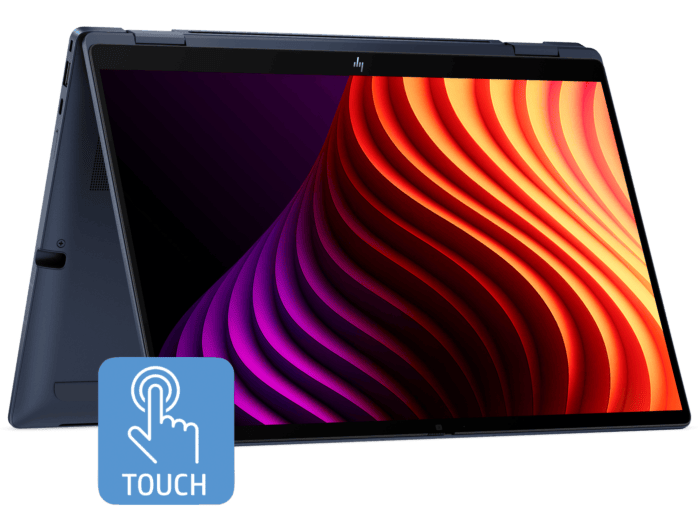HP EliteBook X Flip G2i 14 inch Notebook Next Gen AI, Blue - 14-inch - Atmospheric blue (DK7T2PT)
