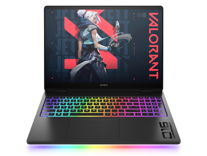 HP OMEN MAX 16 inch Gaming Laptop 16-ah0776TX, Black + HP 150 Wireless Mouse + Flash disk - 16-inch - Shadow black aluminum in cover and base, light bar, RGB in keyboard frame, black chrome logo (BE6U8PA-BN1)