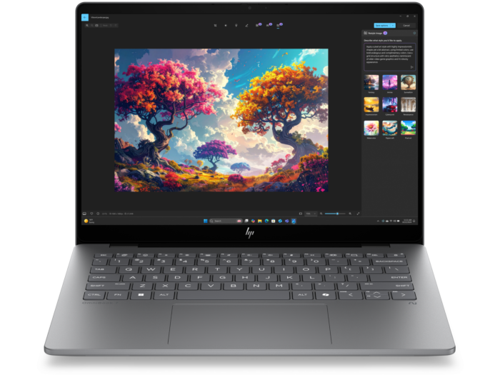 HP OmniBook 7 14 inch Laptop Next Gen AI 14-hg0015TU, Silver - 14" - Meteor silver aluminum (D6UJ1PA)