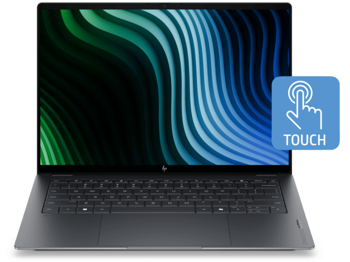 HP OmniBook Ultra Laptop Next Gen AI 14-kd0088TU - 14" - Eclipse gray aluminum (D5KZ1PA) - Center facing