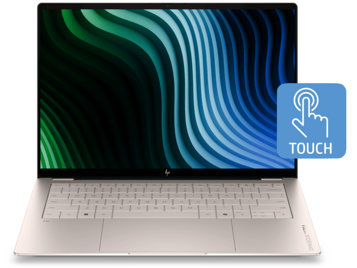HP OmniBook Ultra 14 inch Laptop Next Gen AI 14-kd0099TU, Sand - 14" - Silk sand aluminum cover and keyboard frame (D5KZ2PA)