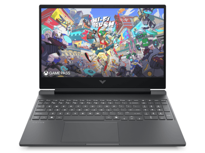 HP Victus 15.6 inch Gaming Laptop 15-fb3744AX, Silver + HyperX Pulsefire Fuse Wireless Gaming Mouse (Black) +HP Smart Tank 215 Printer+Flash disk - 15.6-inch - Mica silver, black chrome logo (BV0T0PA-BN2)