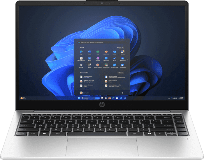 HP 240R 14 inch G10 Laptop, Silver - 14-inch - Turbo silver (BV8Z3PT)