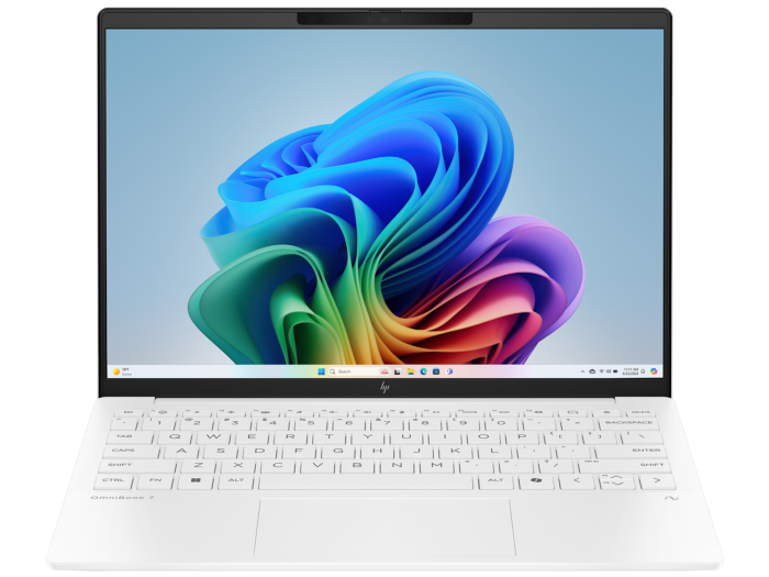 HP OmniBook 7 Aero 13.3 inch Laptop Next Gen AI 13-bg1667AU, White - 13.3-inch - Ceramic white (BM7R1PA)