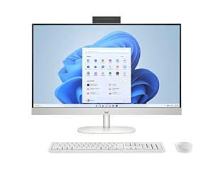 HP 23.8 inch All-in-One 24-cr0223d PC - 23.8-inch - Shell white (B6NU7PA)