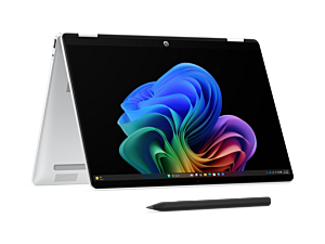 HP OmniBook 5 14 inch Flip 2-in-1 Laptop Next Gen AI 14-km0014TU, Silver - 14" - Glacier silver (D6UK5PA)