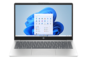 HP 14 inch Laptop AI 14-hc0191TU, Silver - 14" - Natural silver (D75B5PA)