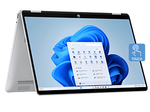 HP OmniBook 5 Flip 14 inch 14 -fp0556TU, Silver - 14-inch - Glacier silver (BR4G1PA)