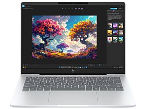 HP OmniBook 7 14 inch Laptop AI 14-fr0222TU, Silver - 14-inch - Glacier silver aluminum (D07C5PA)
