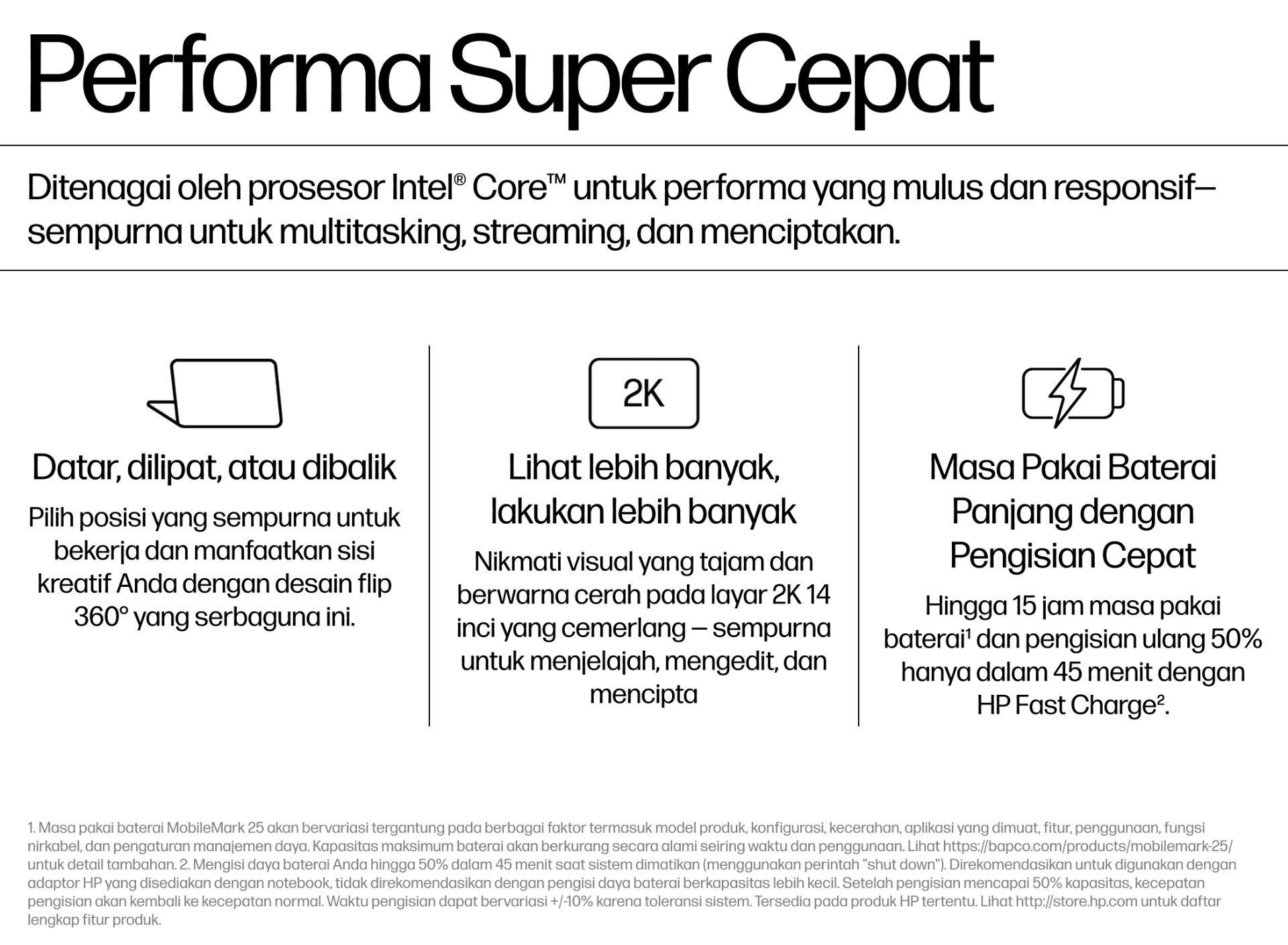 Galeri HP OmniBook 5 Flip 14 inch 14-fp0556TU, Silver