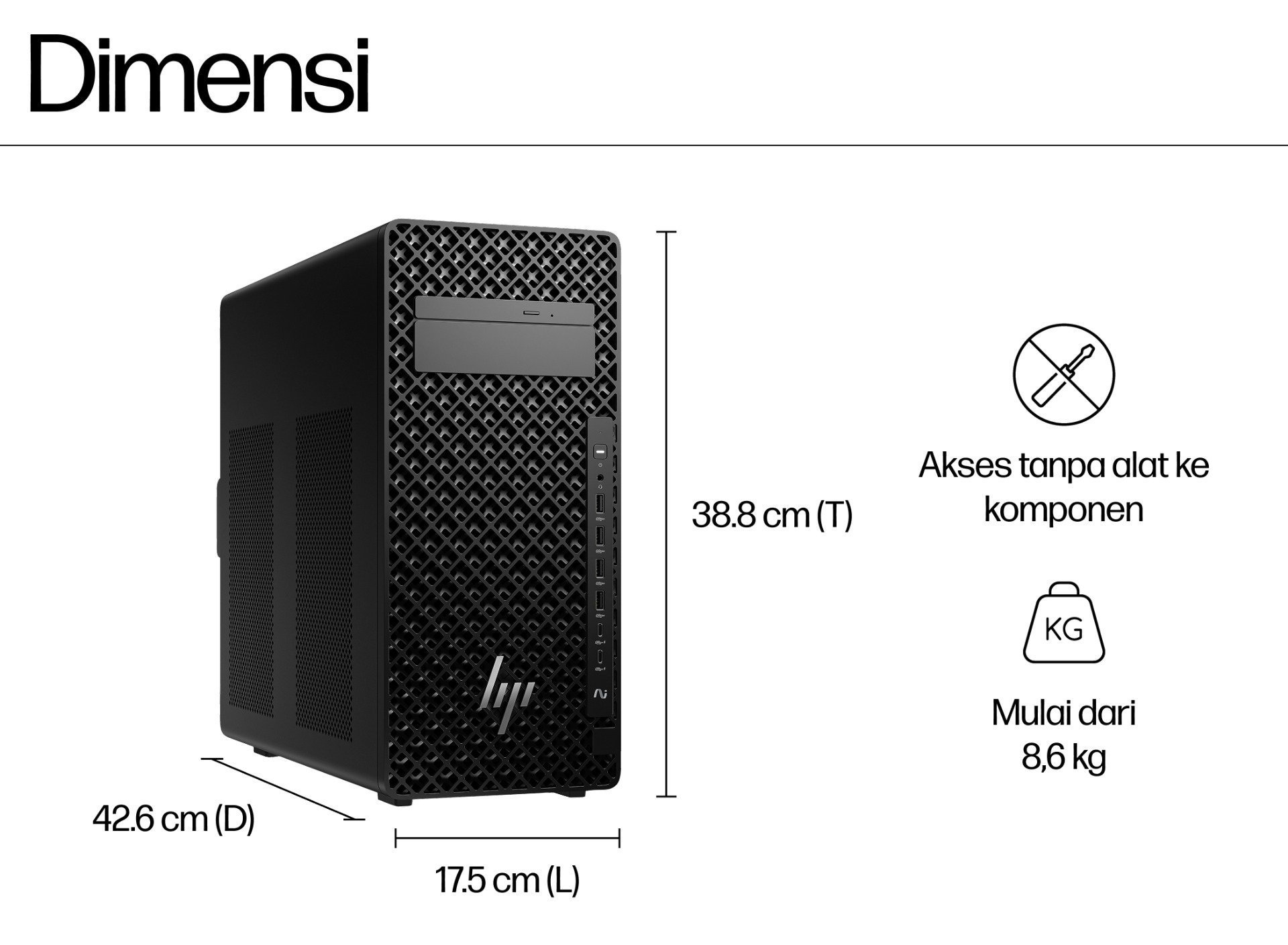 Galeri HP Z2 Tower G1i Workstation Desktop PC
