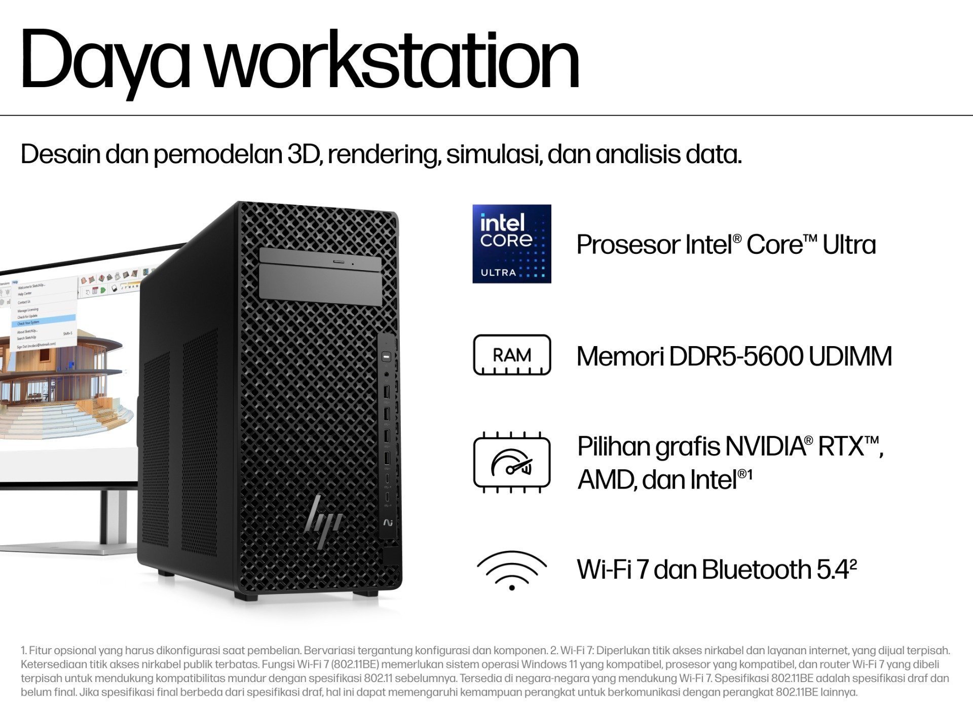 Galeri HP Z2 Tower G1i Workstation Desktop PC