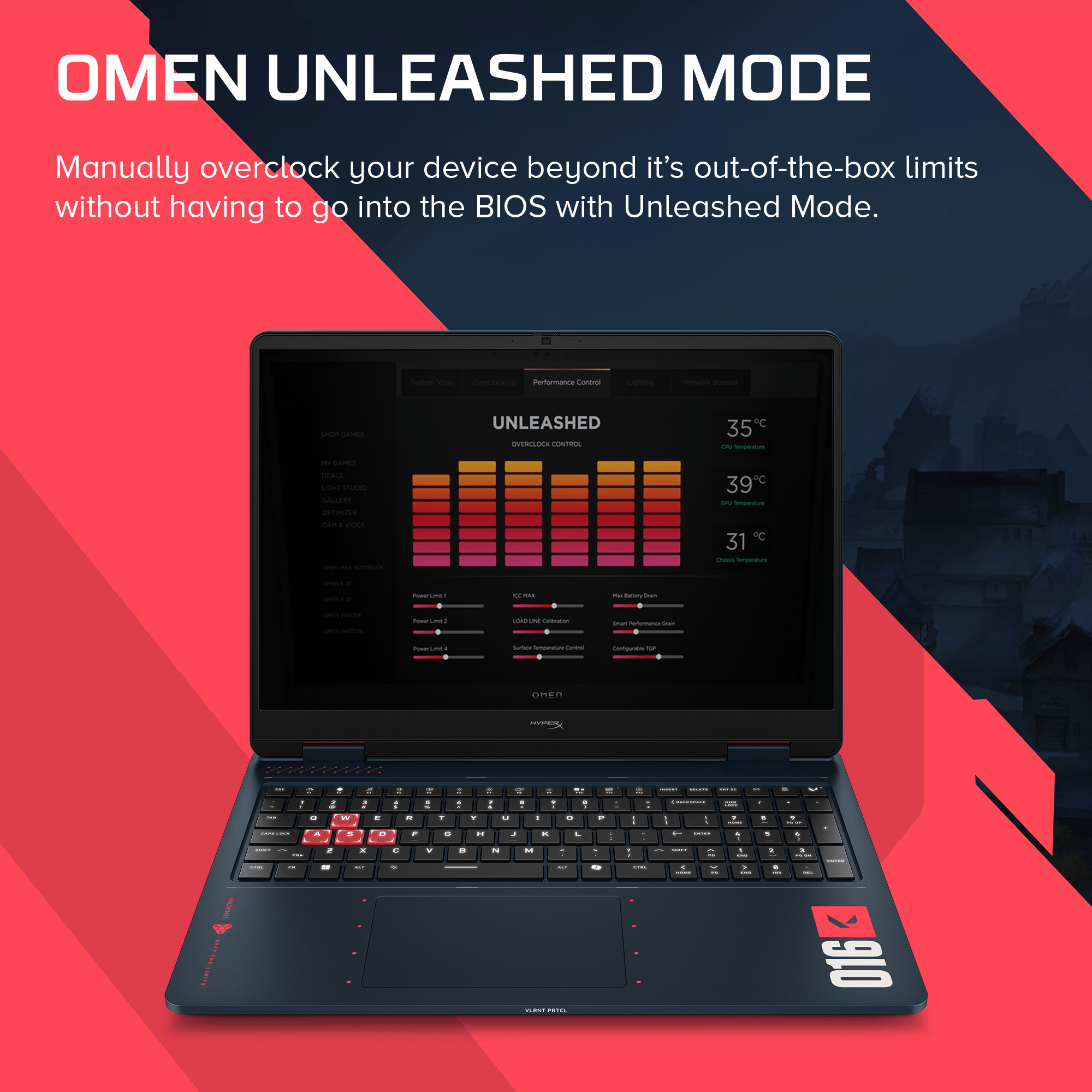 Galeri HyperX OMEN 16 " VALORANT Edition Gaming Laptop- NVIDIA® GeForce RTX™ 5070