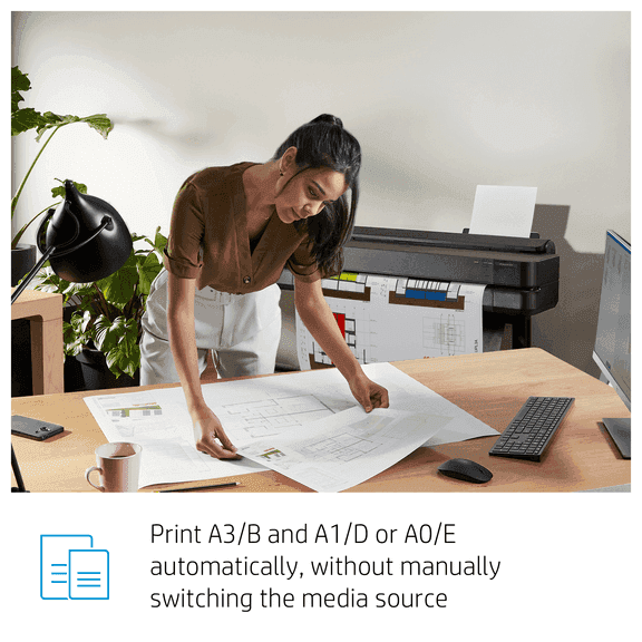 HP DesignJet T650 24-inch Large Format Printer (up to A1 size) with Mobile  Printing - Toko HP.com Indonesia