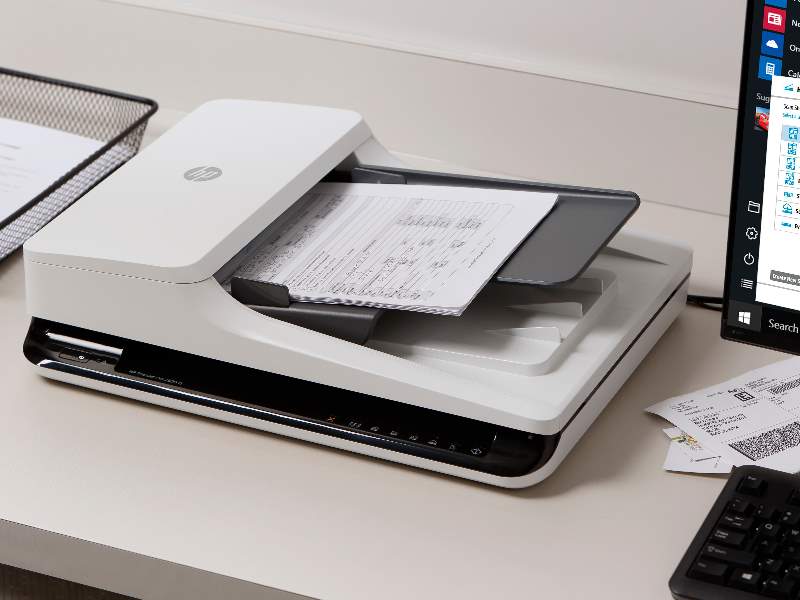 HP ScanJet Pro 2500 f1 Flatbed Scanner - Shop HP.com Indonesia