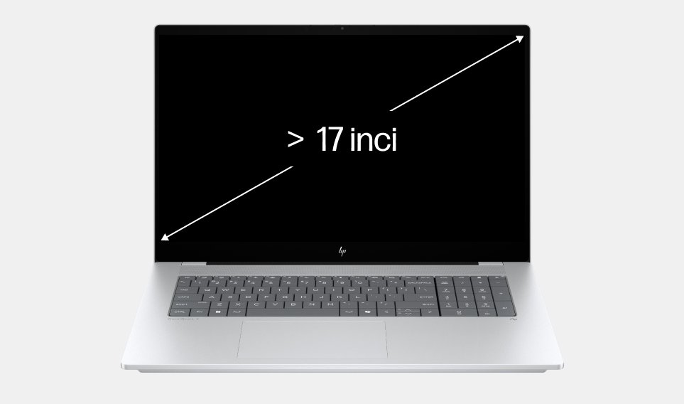 17 inci ke atas