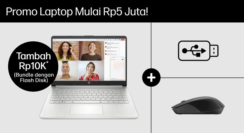 Promo Laptop Mulai Rp5 Juta!