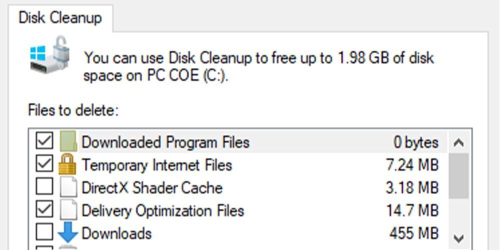 4. Use the Disk Cleanup Tool